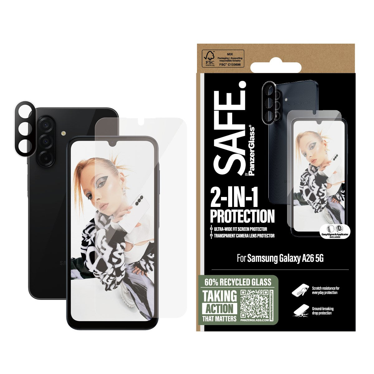 SAFE. by PanzerGlass® 2-in-1 Set Samsung Galaxy A26 5G